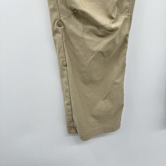 Prana Halle Nylon Stretch Standard Fit Hiking Pants Sz 18WR Brown Convertible - Picture 4 of 13